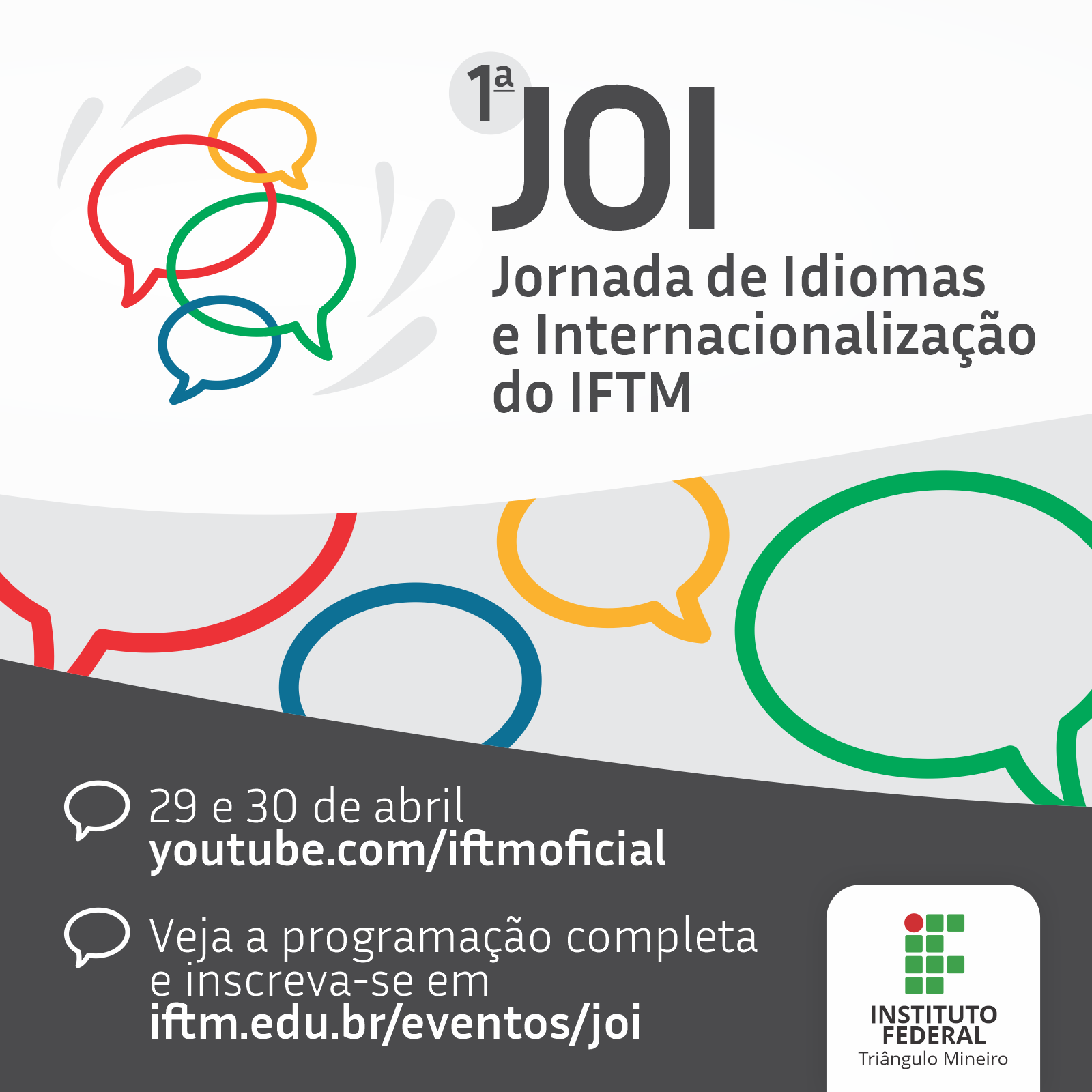 IFTM abre inscrições para cursos gratuitos de idiomas