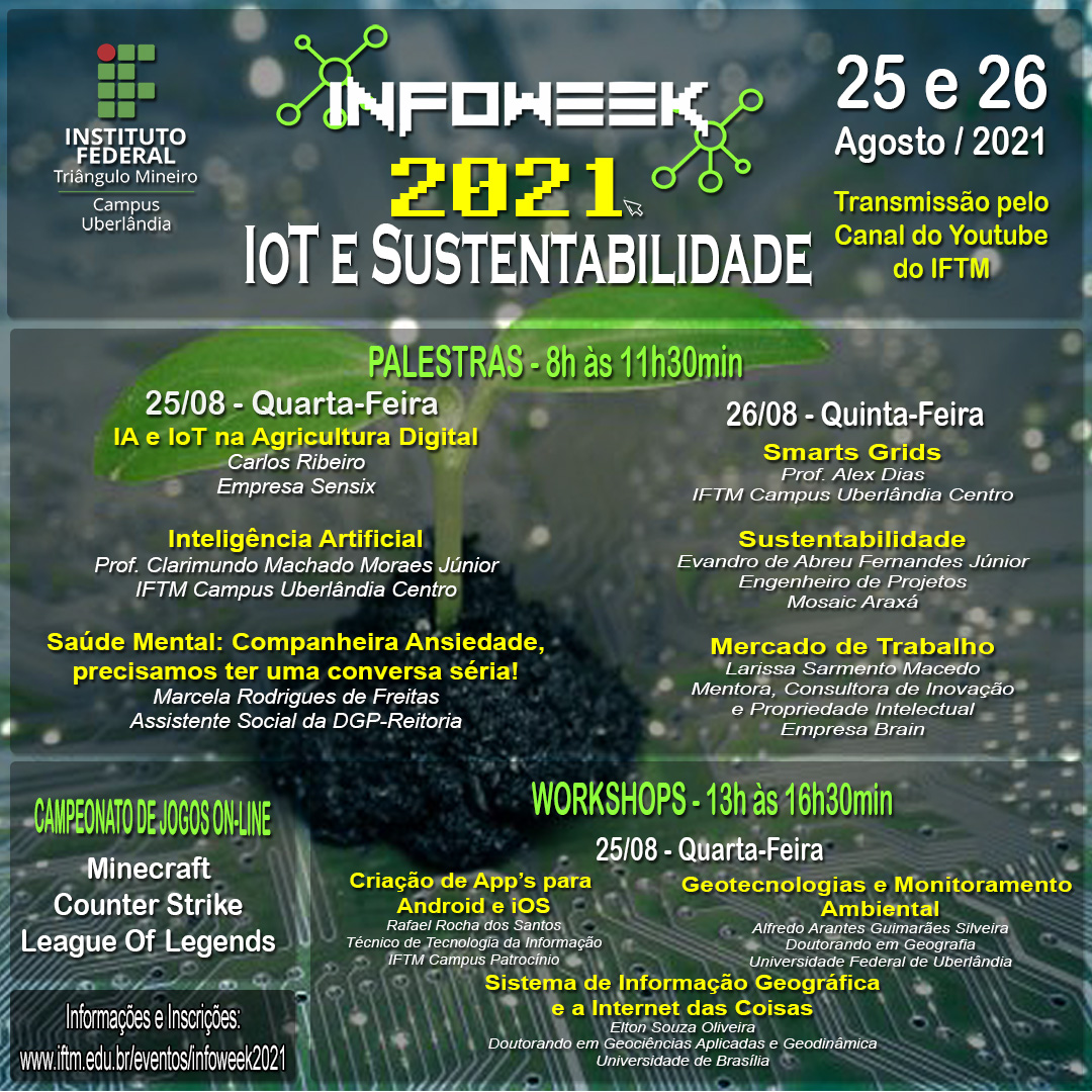 IFTM INFOWEEK 2021 - IoT E SUSTENTABILIDADE